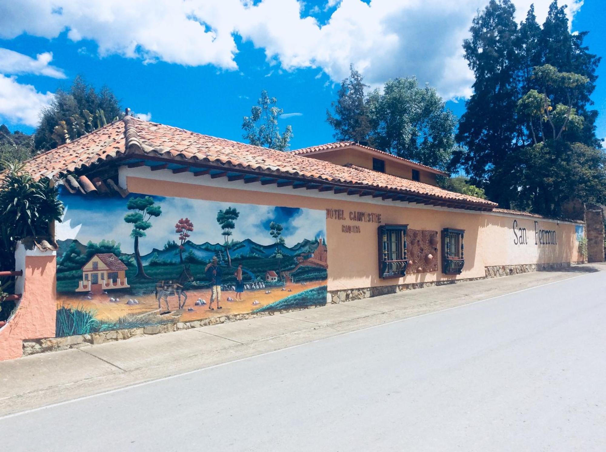 Hosteria Campestre San Fermin Ráquira Dış mekan fotoğraf